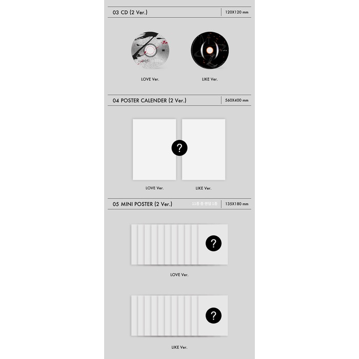 OMEGA X - 2nd Mini Album LOVE ME LIKE