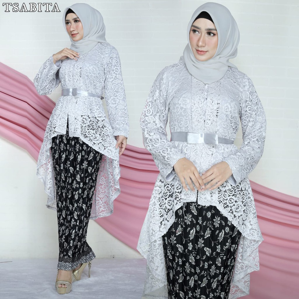 NEW KEBAYA KARTINI - KEBAYA FLOYANA PITA - KEBAYA MODERN - PAKAIAN TRADISIONAL - SET KEBAYA BRUKAT