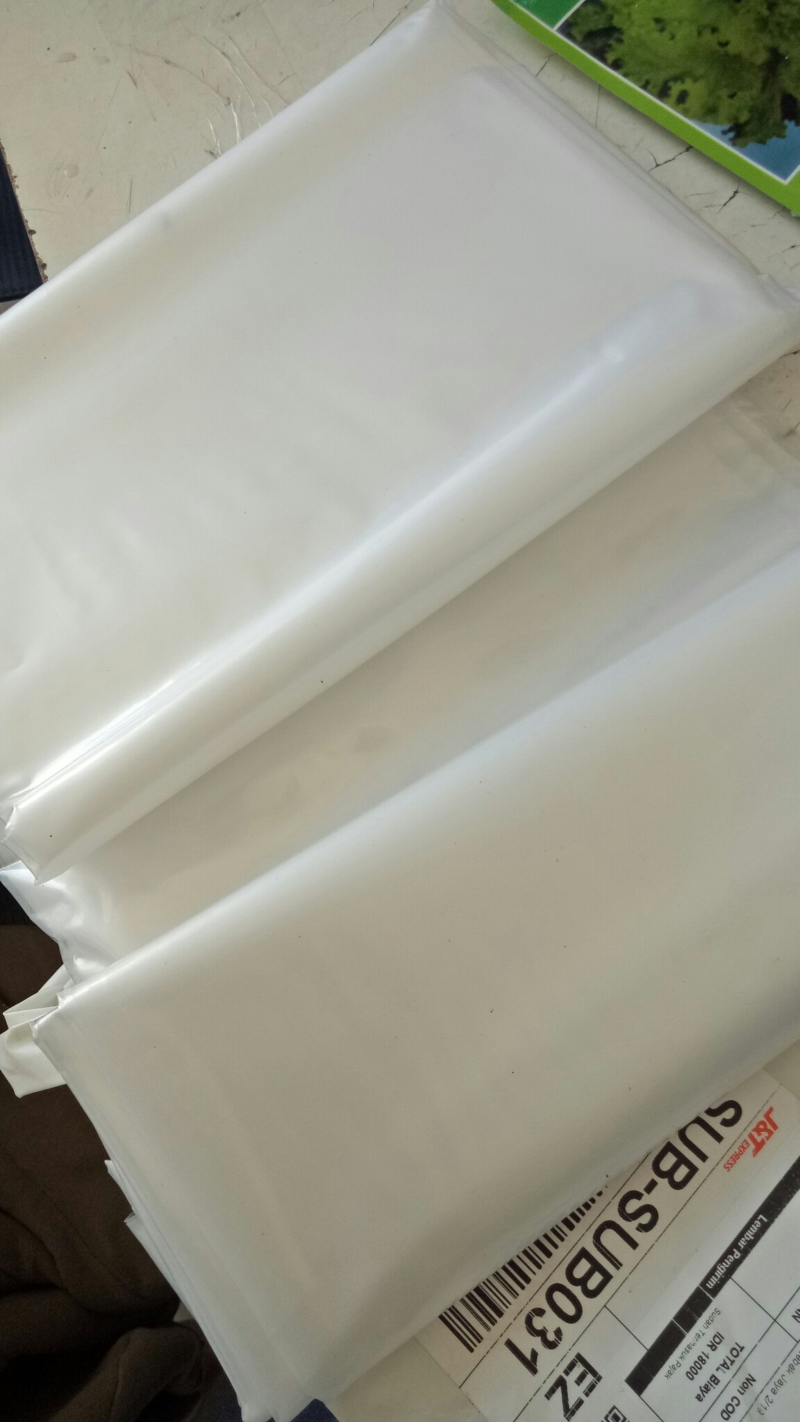 Plastik Uv Lebar 3 Meter Tebal 0.06 Mili / Plastik Uv Murah / Plastik Pelindung Tanaman