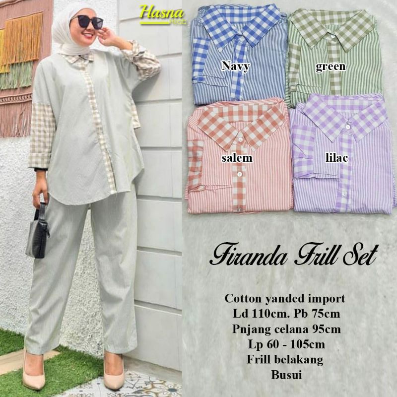 Firanda Frill Set by Hasna
