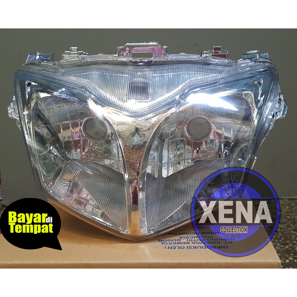 HEADLAMP/LAMPU DEPAN/REFLEKTOR SUPRA X 125 HELM IN / REFLEKTOR RUMAH Lampu Motor DEPAN HONDA SUPRA X 125 HELM IN NARITA