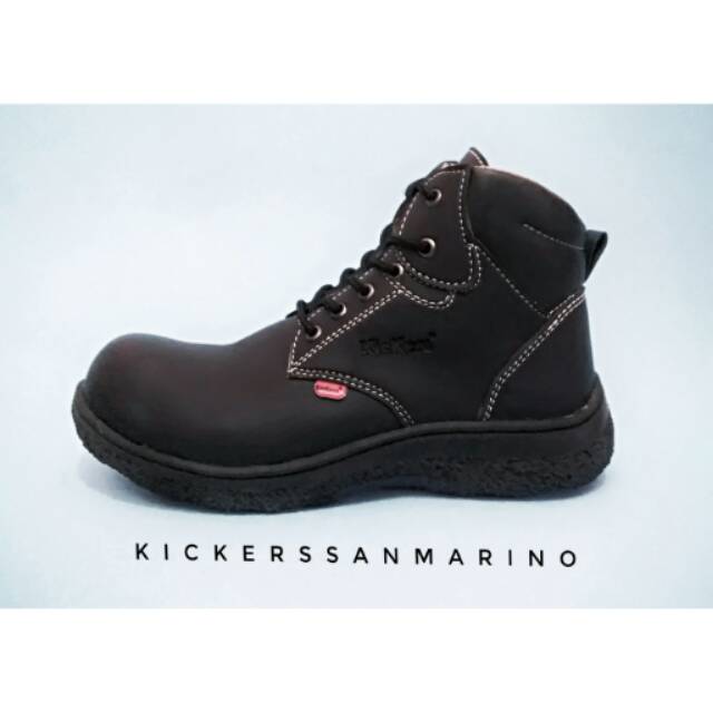 kickers safety boots black /sepatu tracking/sepatu gunung/sepatu proyek/sepatu lapangan
