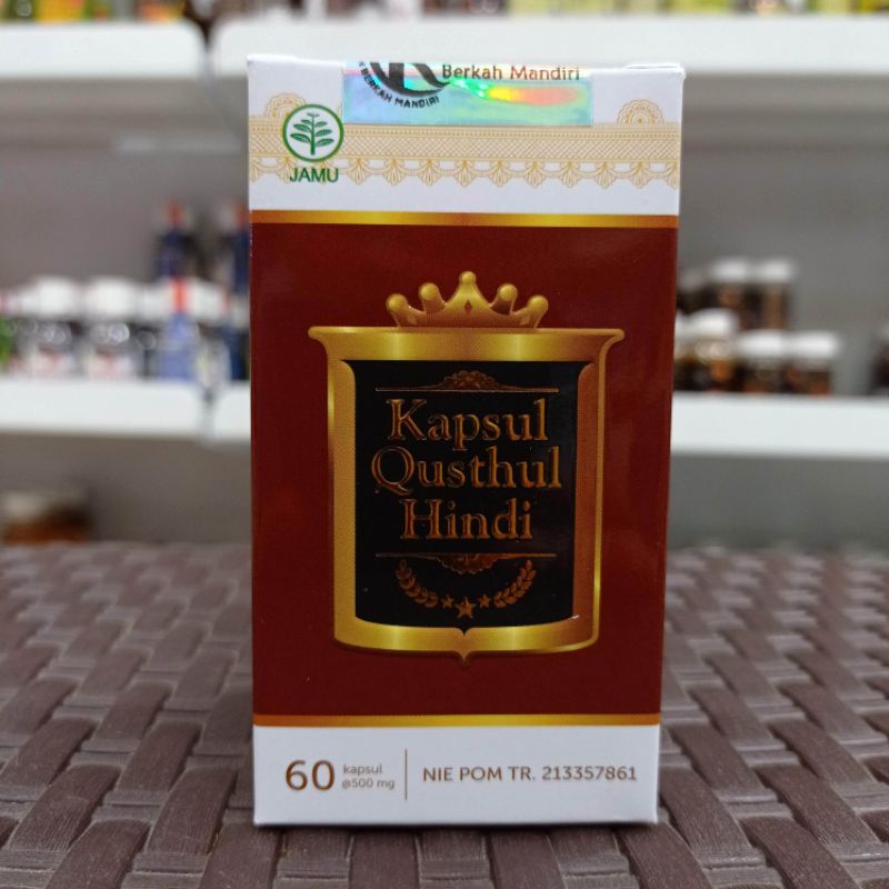 kapsul QUSTHUL HINDI BPOM isi 60 kapsul