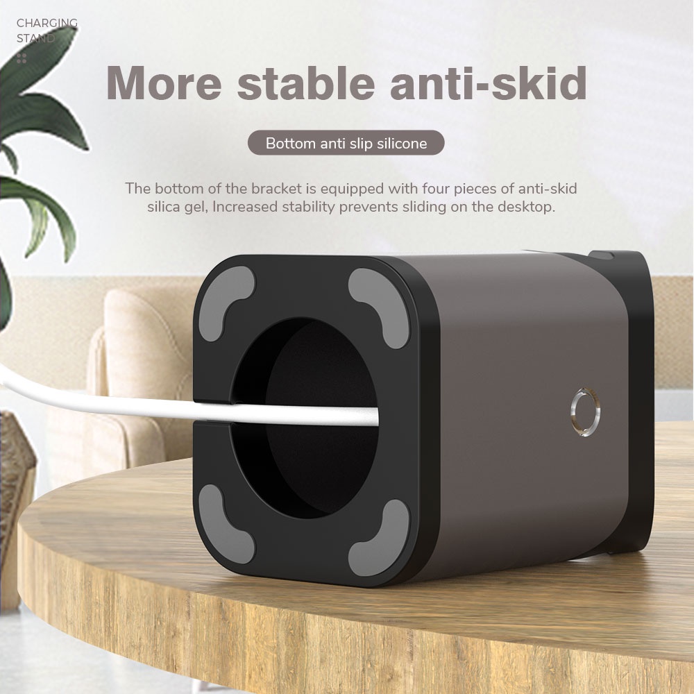 Stand Holder Charger Bahan Alloy Untuk Apple Watch 7 / 6 / SE / 5