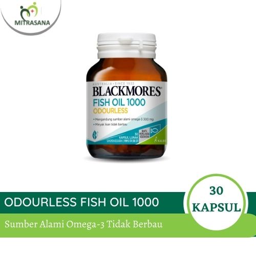 Blackmores Odourless Fish Oil 1000 30/90 Kapsul