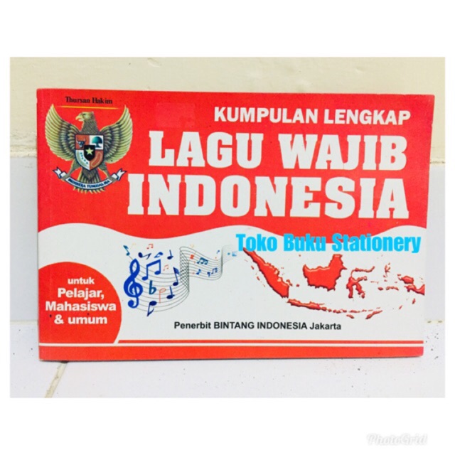 Buku Kumpulan Lagu Wajib Indonesia Terlengkap Hvs Bi Shopee Indonesia