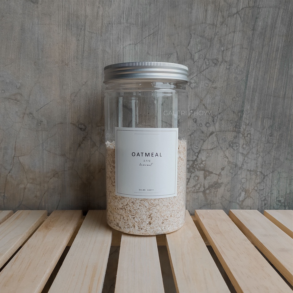 Stiker label bumbu/toples/wadah