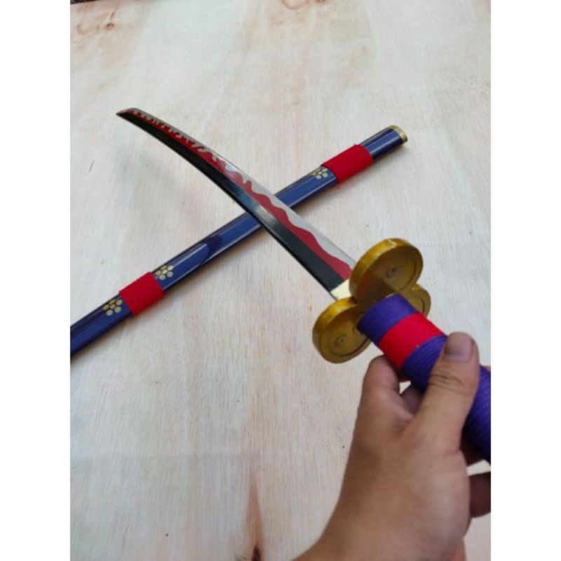 pedang kayu enma zoro cosplay anim