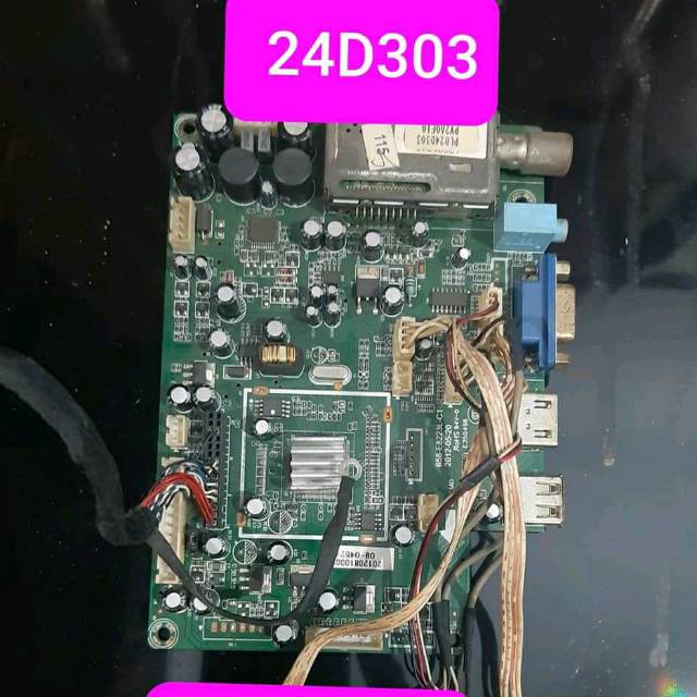 Mb - Mainboard - Motherboard - Mesin Tv Polytron PLD 24D303
