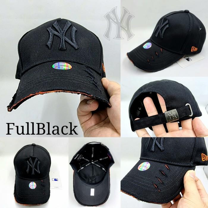 Hat Yo Topi Ny Topi Pria Wanita Import Model Sobek Sobek