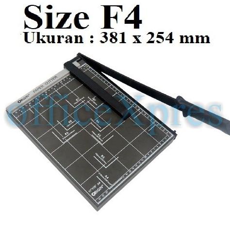 

Pemotong Kertas / Paper Cutter Origin F4R Dark Grey