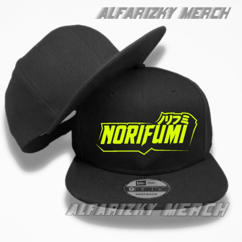 Topi NORIFUMI Snapback - Topi Norifumi Logo Yellow Neon