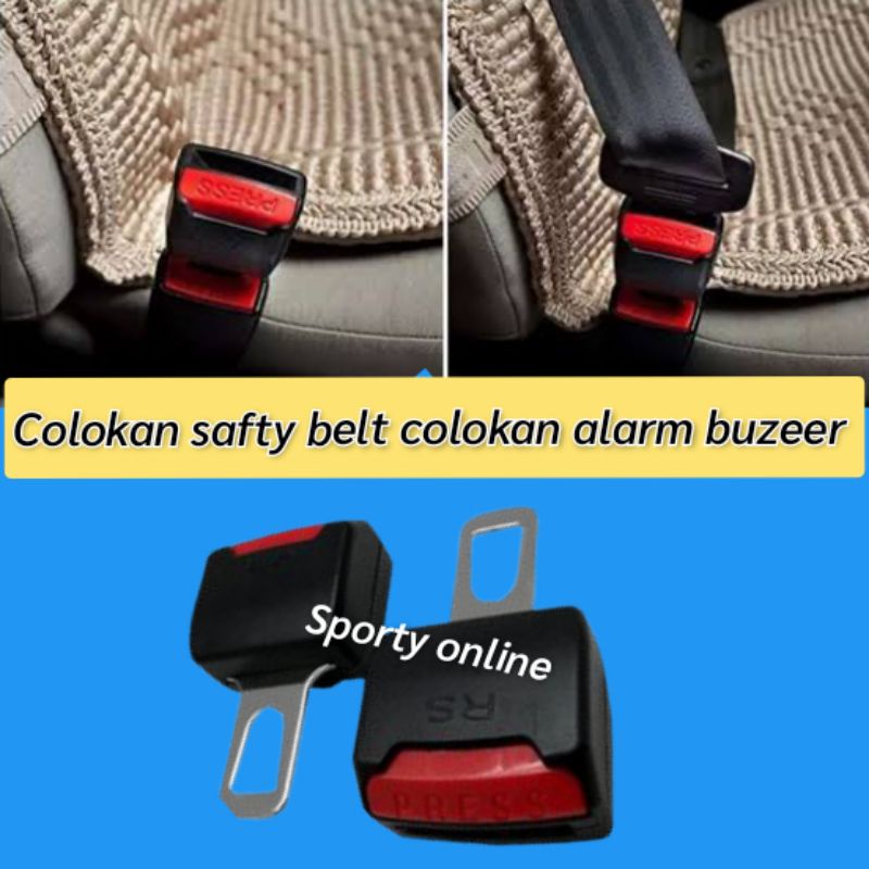 Colokan Saftybelt stoper alarm seat belt buzzer mobil universal isi 2