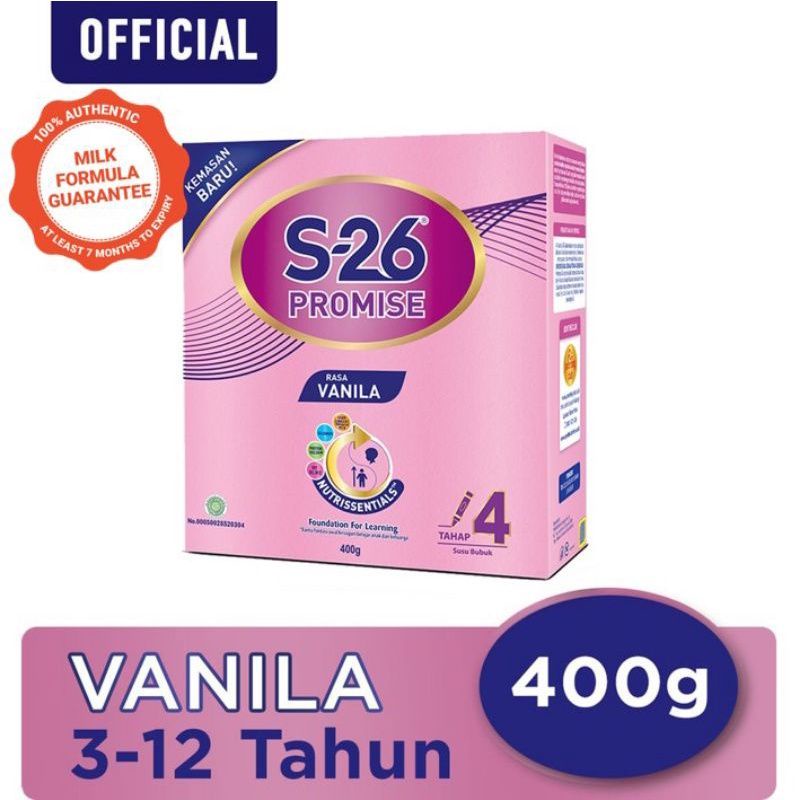 S26 Promise Procal reguler tahap 3 / 4 400 gr Susu formula Anak