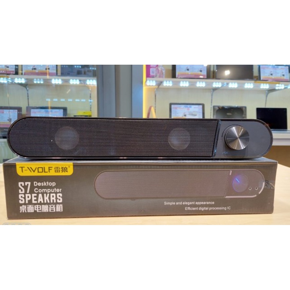 AUDIO SPEAKER T-WOLF S7 SOUNDBAR SPEAKER BLUETOOTH