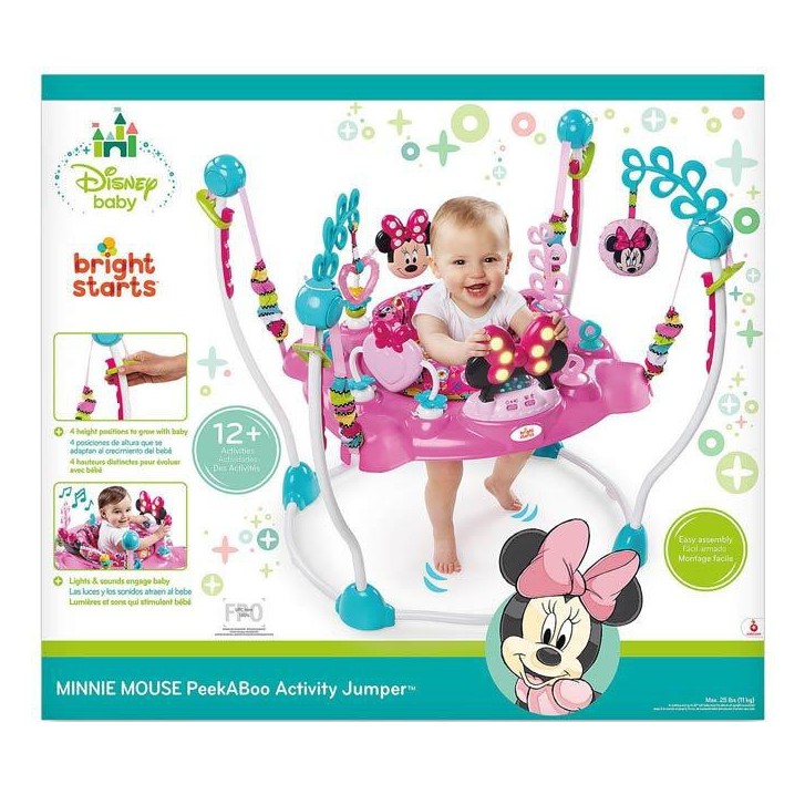 minnie mouse exersaucer