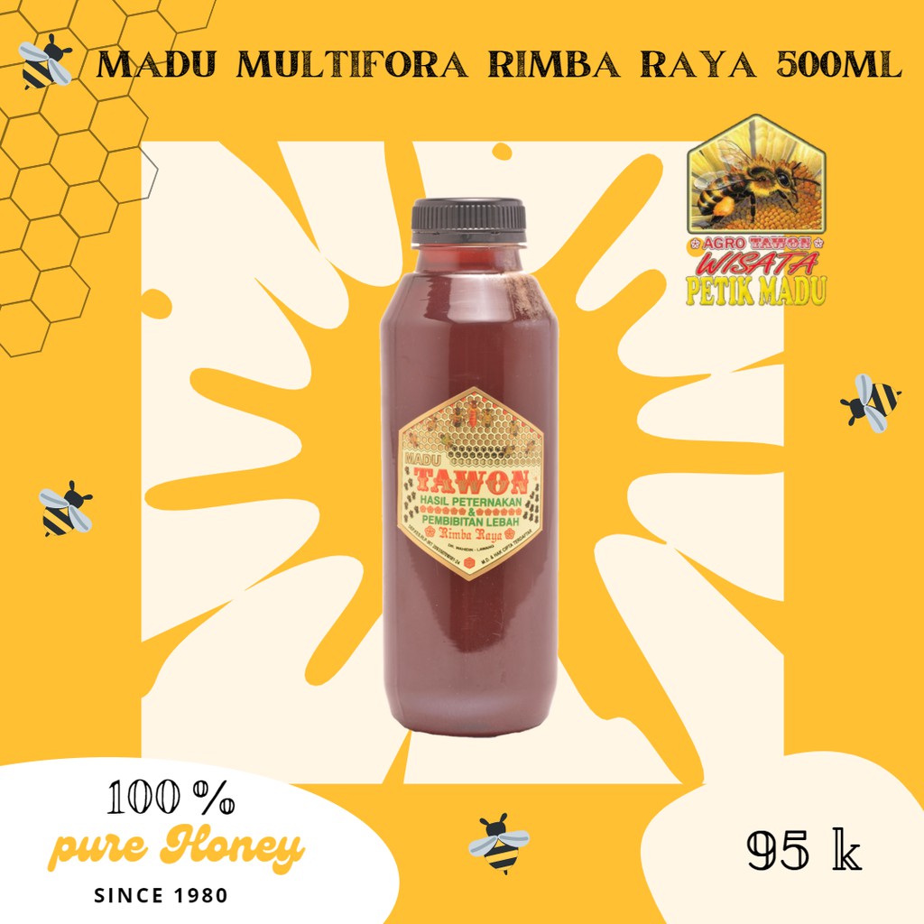 

MADU MULTIFORA RIMBA RAYA KEMASAN PLASTIK 500 ML HONEY MADU KESEHATAN