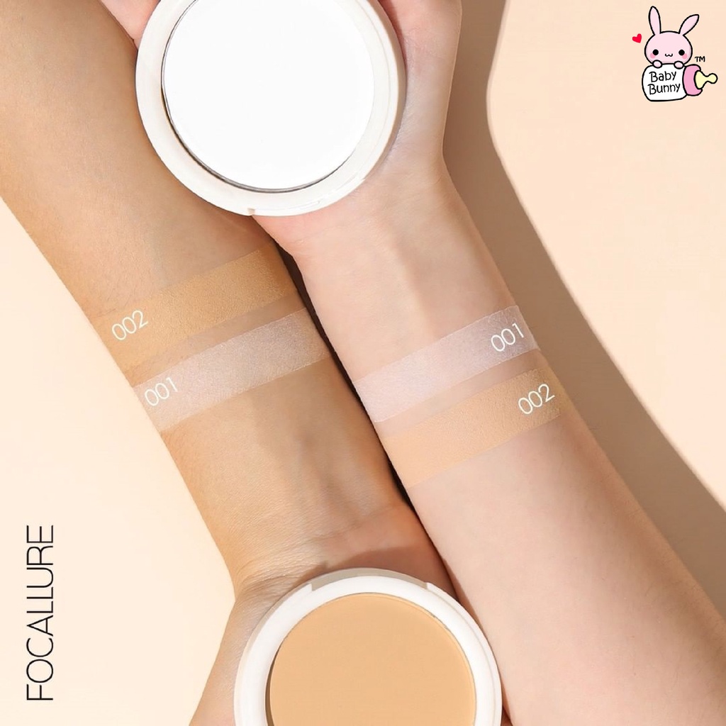 ❤ BELIA ❤ FOCALLURE Oil-Control Stay-Matte Powder FA236 | Bedak Hingga 12 Jam Two Way Cake | Bedak Padat | BPOM