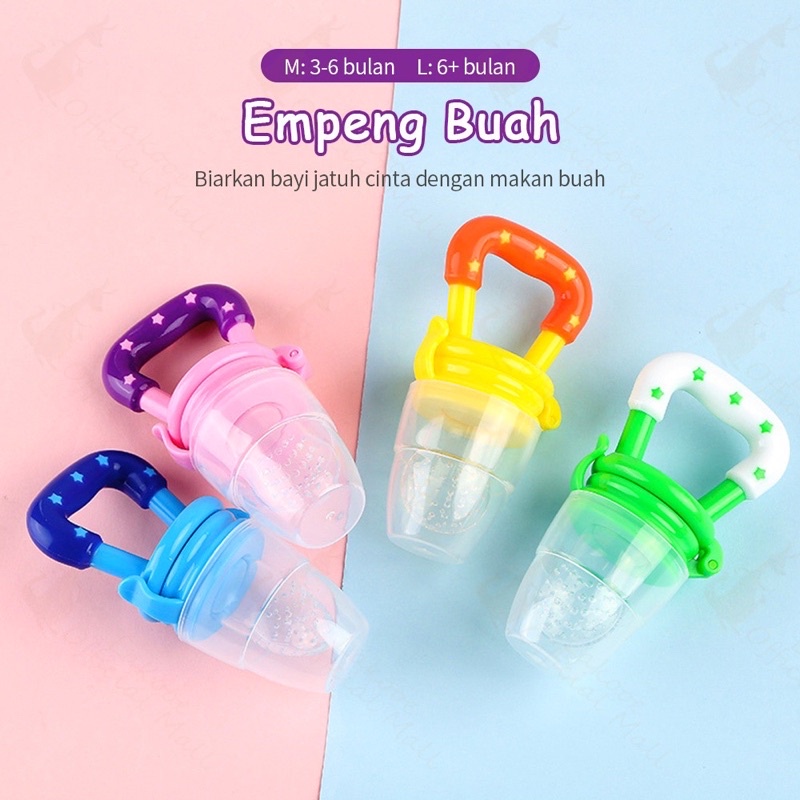 Dot Buah Bayi BPA Empeng Buah Bayi Silikon Baby Dodot Fruit Food Feeder Pacifier Kompeng untuk 0 -12