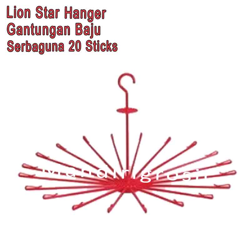 Hanger Collection *Lion Star * Gantungan Baju * Serbaguna 20 Sticks