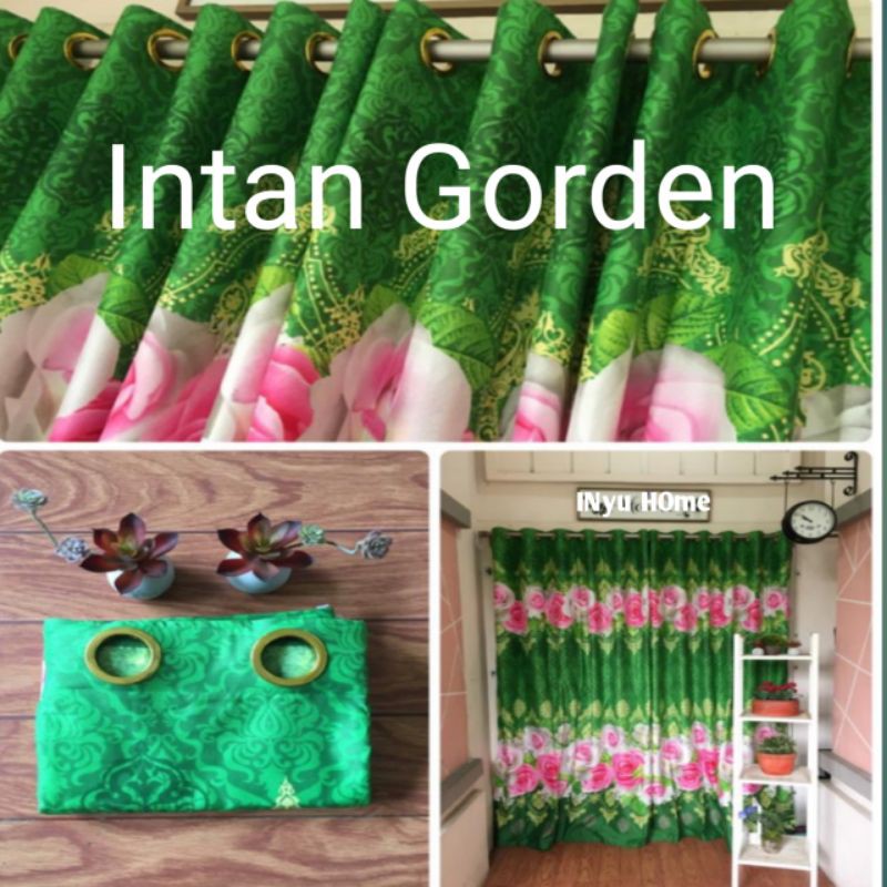 Gorden Motif Bunga /Gorden karakter