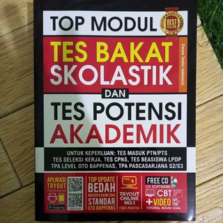 Jual Buku TOP MODUL TES BAKAT SKOLASTIK DAN TES POTENSI AKADEMIK. UTK ...