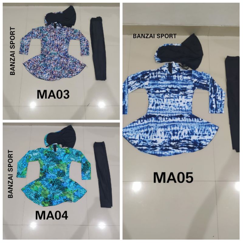 Baju Renang Muslimah Anak 6-10 tahun