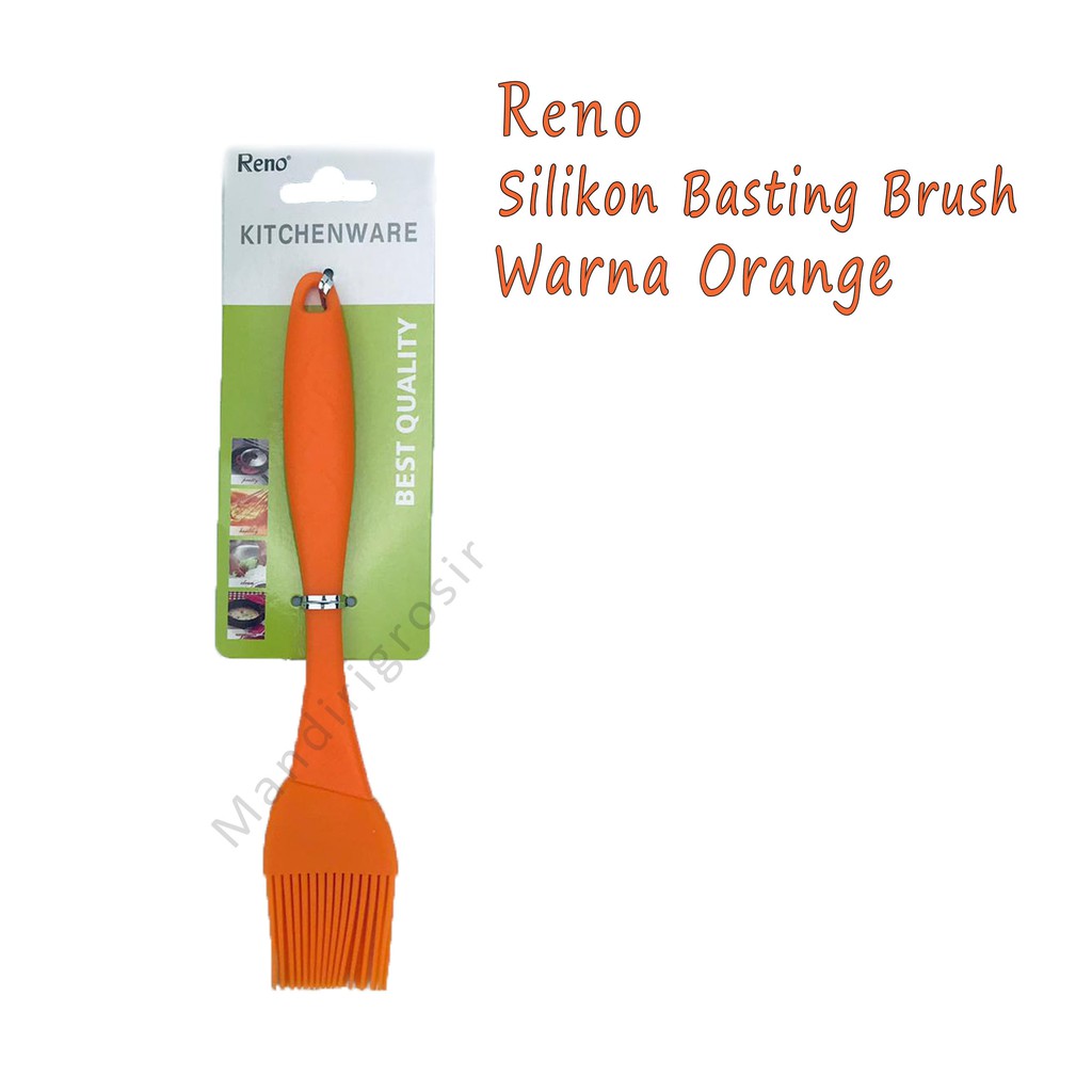 Silicon Basting Brush+Plastik Handle *Reno * Orange