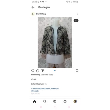 zara outer fuzzy