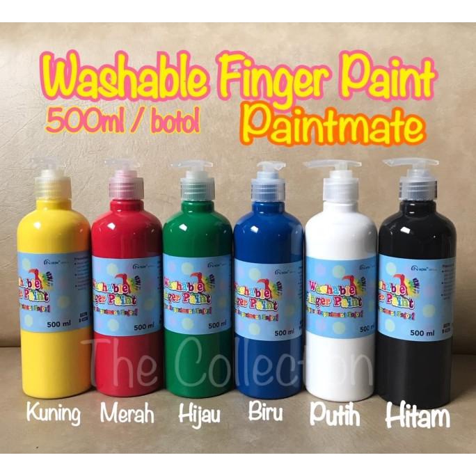 

Atk537Pm 500Ml Washable Finger Paint Paintmate Cat Air Jari Anak Tk Sd