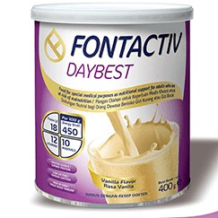 FontActiv DAYBEST 400 Gr Makanan Cair Untu Pemenuhan Nutrisi dan Penyembuhan Aman Untuk Penderita DM