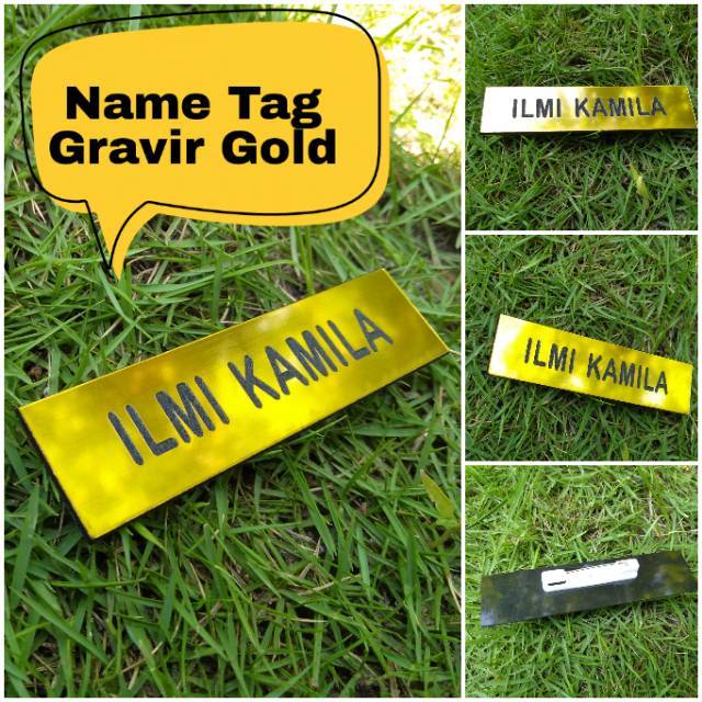 

Name Tag Gravir Emas