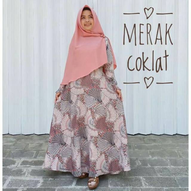 Gamis Monalisa "Merak Jumbo"