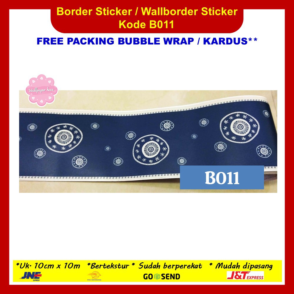 Aksesoris Dekorasi Dinding Roll Wallborder Sticker List Tembok Wallpaper Border Stiker Hiasan