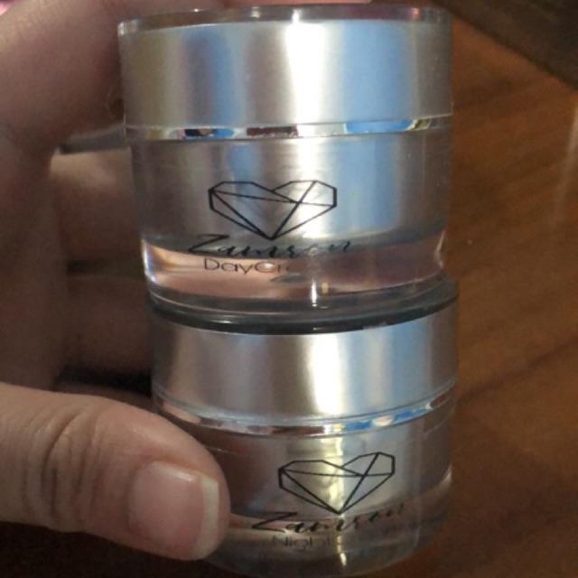 Preloved skincare cream zamron day dan night