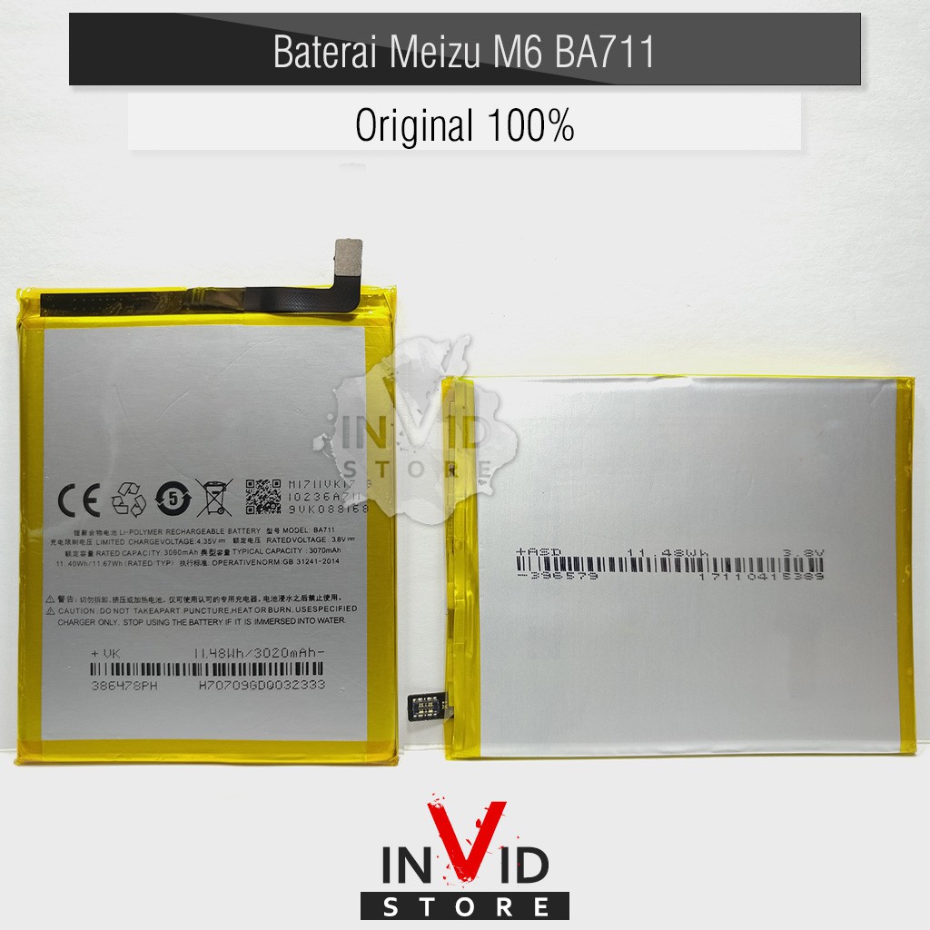 Baterai Meizu M6 BA711