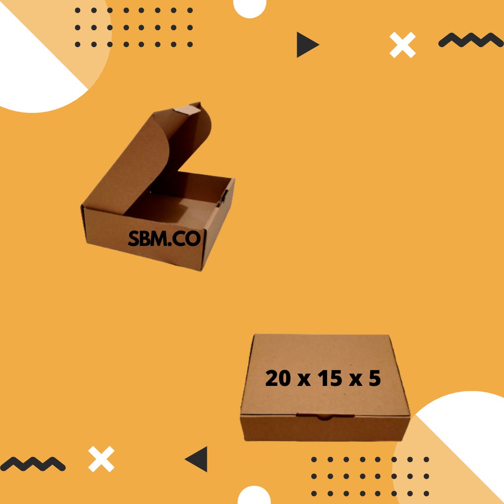 

KARDUS PACKING UKURAN 20 X 15 X 5 POLOS COKELAT PREMIUM BROWNIES