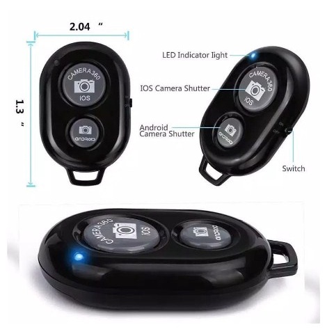 Tomsis Bluetooth Remote Selfie Shutter Wireless Camera Phone Android