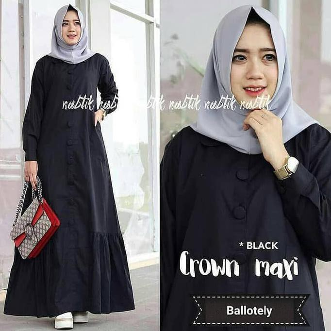 Gamis Gaul 2020 Baju Maxi Dress Cewek Baju Gamis Muslim Wanita Baju Long Dress Murah Ladangki