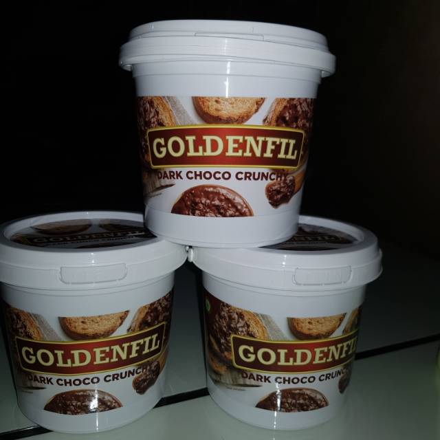 

1KG Goldenfil dark choco crunchy