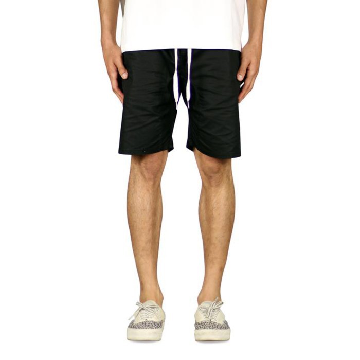 Hyperdenim Drop Crotch Short - Black