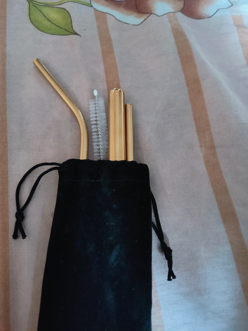 [ready Stock Sby/sda] 5 In 1 Sedotan Stainless - Stainless Straw