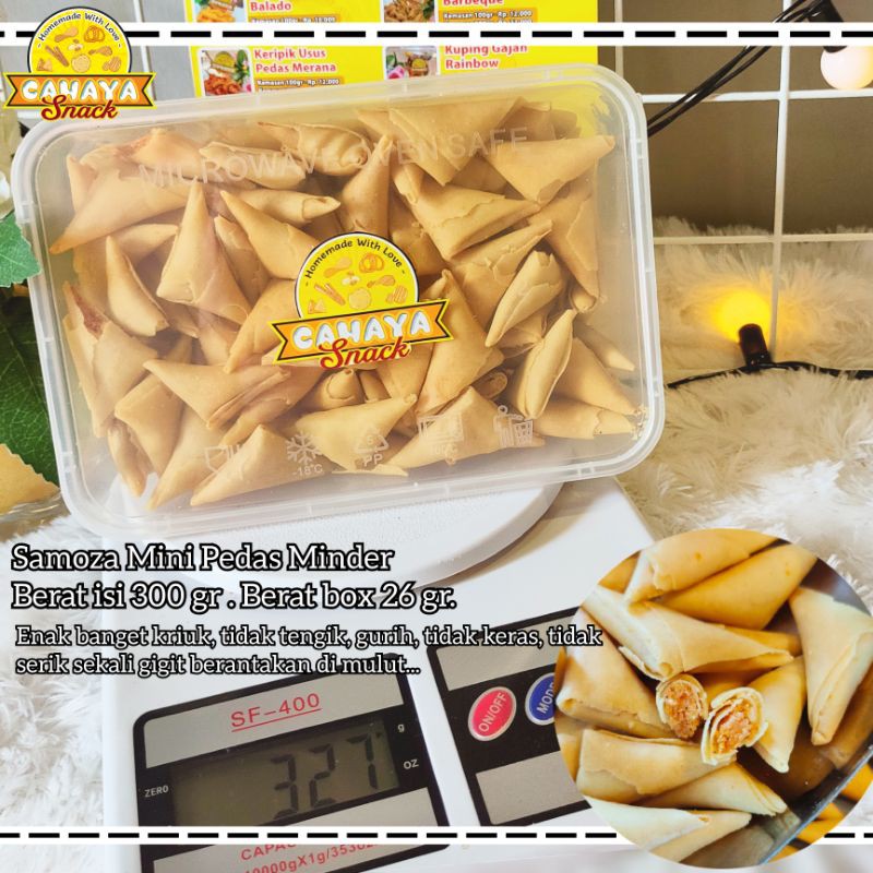 

[TERLARIS]SAMOZA MINI BOX (300 GR) PEDAS MINDER