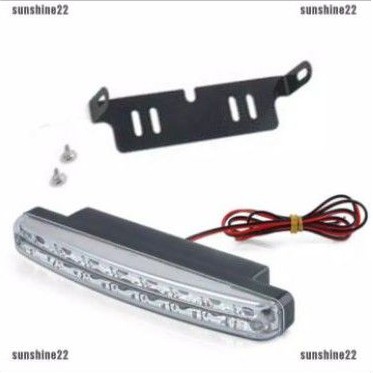 ( Bayar di Tempat ) Lampu Kabut DRL Mobil 8 LED