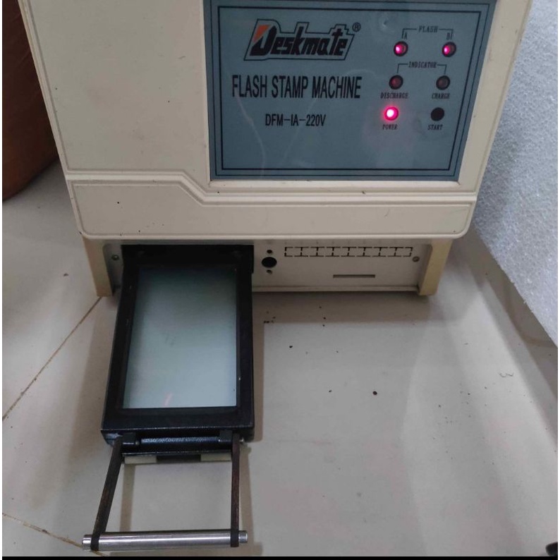 mesin flash stempel bekas normal