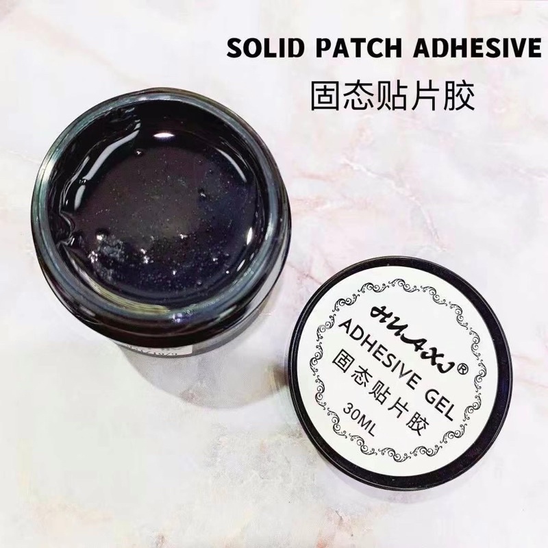 HUAXI SOLID ADHESIVE GEL EXTENSION 30ml / GEL EXTENSION SAMBUNG KUKU PALSU / GEL SAMBUNG KUKU INSTANT