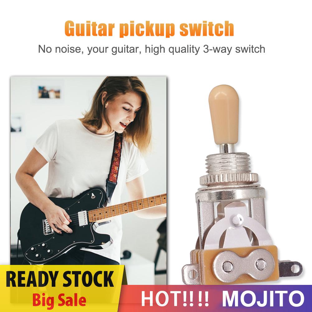 Toggle Switch Pickup Selector 3 Arah Dengan Tutup Tip Untuk Gitar