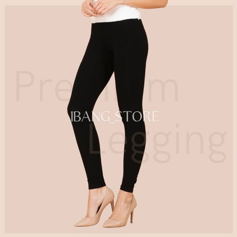 PROMO Celana Legging Polos Hitam/Legging Wanita Panjang/Legging Hitam Panjang/Legging Premium Tebal/