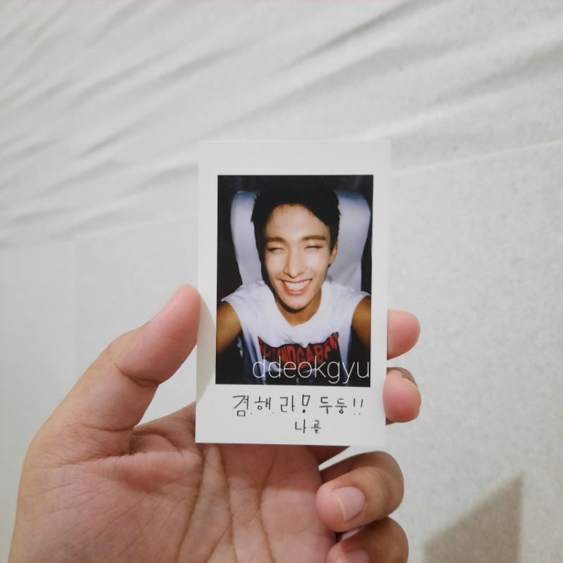 PHOTOCARD PC DK SVT BOYS BE HIDE VER
