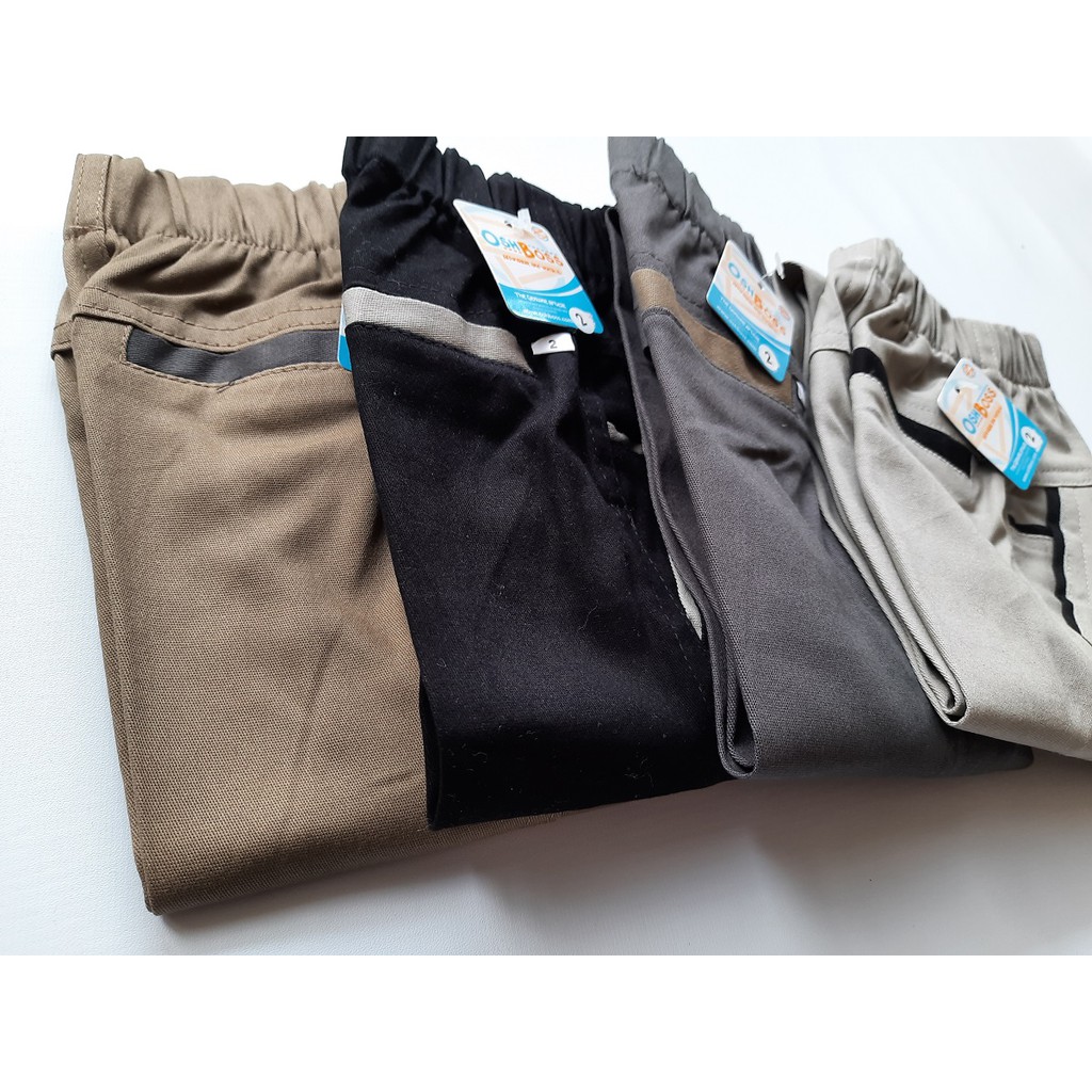 COD CELANA CINO PANJANG ANAK KUALITAS PREMIUM TERBAIK TERLARIS USIA 1-12 TAHUN WARNA ABU DAN HITAM-3